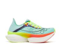 Saucony Unisex-Adult Endorphin Elite 2, Splash/Fire, 9.5 Women/8 Men