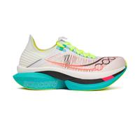 Saucony Endorphin Elite 2 Competition running shoe Unisex-cream, turquoise, Size 5