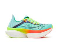 Saucony - Road running shoes - Endorphin Elite 2 Splash/Fire - Size 43 - Blue Blue 43