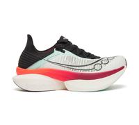 Saucony Endorphin Elite 2 Competition running shoe Unisex-white, coral, Size 12
