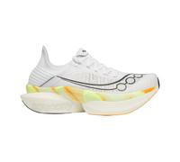 Saucony Endorphin Elite 2 Shoes White Yellow SS25 Unisex, Size 42 - EUR