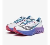 Saucony Men's Endorphin Pro 4 Sneaker, White/Shadow, 9