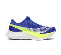 Saucony Endorphin Pro 4 Competition Running Shoe Men - Blue, Lemon, Size 11