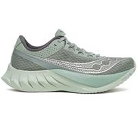 Saucony Endorphin Pro 4 Mens Running Shoes Green Carbon Plated Racing Trainers