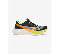 Saucony Endorphin PRO 4 Shoes Black Neon Yellow Orange - 44.5