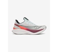 Saucony Men's Endorphin Pro 5 Sneaker, White/Crimson, 6.5 UK