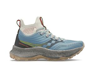 Saucony Endorphin Trial Mid Runshield Womens Blue Trainers - Size UK 8