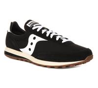Saucony Eva Midsole Lace Up Leather Mens Trainer In Black White UK 9 - 12