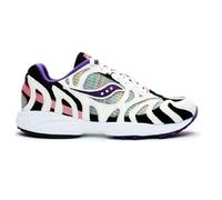 Saucony Grid Azura 2000 Women's Trainers, White, Black, Neon, Retro Running Style, Model S70490-1, EU 37