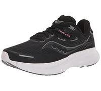 Saucony Women's Guide 16 Sneaker, Black/White, 4 UK