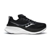 Saucony Hurricane 24 Wide Running Shoes for Women (EU 44) - Black/Grey, Comfort & Stability for Pronation Support