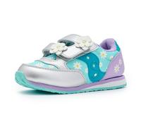 Saucony Jazz Baby HL Sneaker, Silver/Teal, 18.0 cm