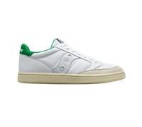 Saucony, Jazz Court Fashion Leather Casual Shoes, white green, 10.5 UK