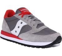 Saucony Jazz Original Lace Up 80s Retro Boys Trainers Grey White UK 4 - 6