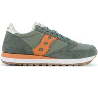 Saucony Jazz Original Military Green/Orange Men's Shoes, dark green, 9 UK