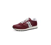 Saucony Jazz Original Vintage Trainers Burgundy Silver - Mens