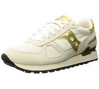 Saucony Jazz Original Vintage Trainers White & Gold - Womens