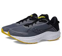 Saucony Men's Axon 3 Sneaker, Gravel/Sulphur, 10