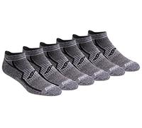 Saucony Men's Big & Tall Multi-Pack Bolt Performance Comfort Fit No-Show Socks, Grey Black (6 Pairs), Shoe Size: 13-15