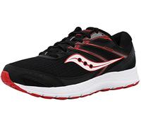 Saucony Men's Cohesion 13 Black/Red Walking Shoe 9 M US