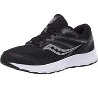 Saucony Men's Cohesion 13 Wide Walking Shoe, Black | White, 9 UK