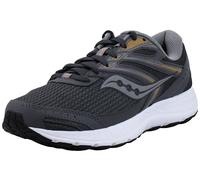 Saucony Men's Cohesion 13 Walking Shoe, Dark Grey/Orange, 10 UK