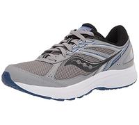 Saucony Men's Cohesion 14 Road Running Shoe, Alloy/Black/SEA, 9.5