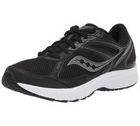 Saucony Men's Cohesion 14 Road Running Shoe, Black/White, 9 UK