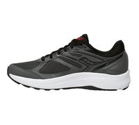 Saucony Men's Cohesion 14 Road Running Shoe, Charcoal/Flame, 9.5