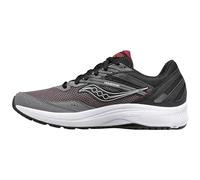 Saucony Men's Cohesion 15 Running Shoe, Charcoal/Red, 11.5