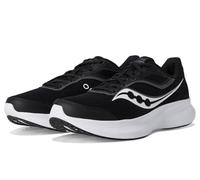 Saucony Men's Cohesion 18 Sneaker Trainer Shoe Black/White, 8.5