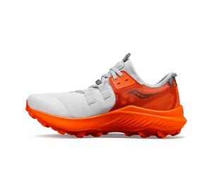 Saucony Men's Endorphin Rift Hiking Shoe, Fog/Pepper, 9 UK