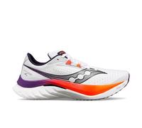 Saucony Men's Endorphin Speed 4 Sneaker, White/Viziorange, 14 UK