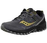 Saucony Men's Excursion TR14 Running Shoe, Dark Grey/Black/Gold, 10 W