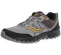 Saucony Men's Excursion Tr14 Trail Running Shoe, Grey/Gold, 9.5 UK Wide