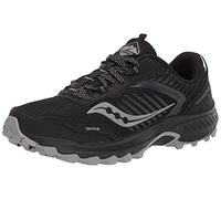 Saucony Men's Excursion TR15 Trail Running Shoe, Black/Shadow, 9 Wide