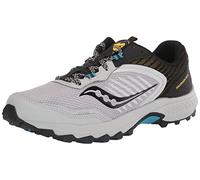 Saucony Mens Excursion Tr15 Trail Running Shoe, Fog/Black/Topaz, 9.5 UK