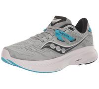 Saucony Men's Guide 16 Sneaker, Concrete/Viziblue, 8
