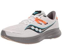 Saucony Men's Guide 16 Sneaker, White/Gravel, 7.5 UK