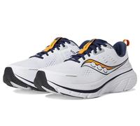 Saucony Men's Guide 18 Sneaker, White/Navy, 14 Wide