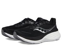Saucony Hurricane 24 Wide Stability Running Shoe Men - Black, Anthracite, Size 8.5