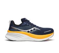 Saucony Men's Hurricane 24 Sneaker, Navy/Peel, 12