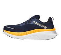 Saucony Men's Hurricane 24 Sneaker, Navy/Peel, 9.5