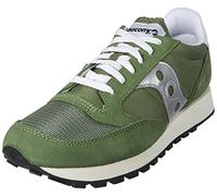 Saucony Men's Jazz Original Vintage Sneaker, Green Silver, 4.5 UK