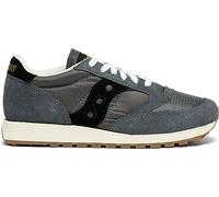 Saucony Mens Jazz Original Vintage Sneaker, Gry Blk, 8 UK