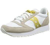 Saucony Men's Jazz Original Vintage Sneaker, White Gold, 3 UK
