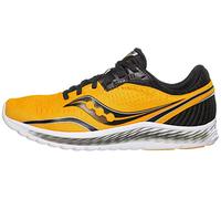 Saucony Men's Kinvara 11 Sneaker, Orange Black White, 10.5 UK