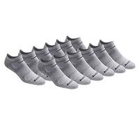 Saucony Men's Multi-pack Mesh Ventilating Comfort Fit Performance No-show Socks, Grey (12 Pairs), 12.7 x 1.78 cm UK