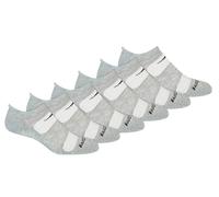 Saucony Men's Rundry Mesh Ventilating Comfort Fit Performance Tab Socks, Available in M-XL (6, 12, Grey (6 Pairs), Large