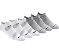 Saucony Men's Multipack Mesh Belüftet Komfort Fit Performance No-show Socken M